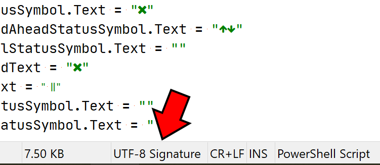 Encoding in Notepad2